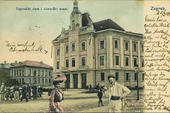 1906 - Sveučilišni trg (Trg maršala Tita) Dopisnica